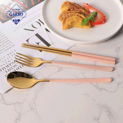 3 PCS Kualitas Tinggi Stainless Steel Sendok Garpu Set Peralatan Makan Sendok untuk Makan Rumah Restoran Hotel