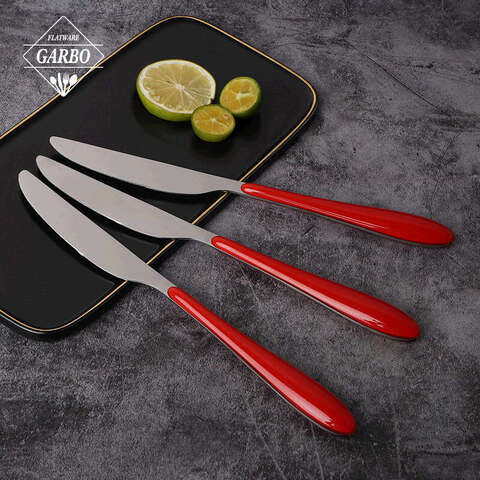 Basics Stainless Steel Dinner Knives with ABS Plastic Handle