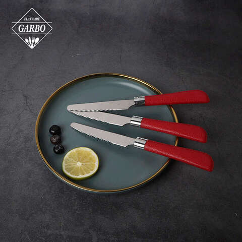 Garbo Pisau Makan Stainless Steel Praktis untuk Steak & Daging