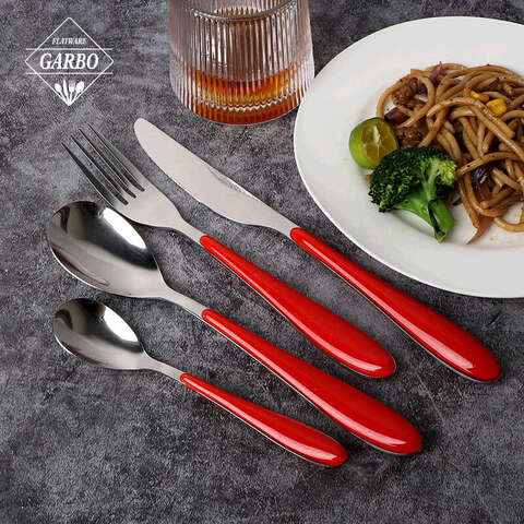 مجموعة أدوات مائدة من الفولاذ المقاوم للصدأ عالية الجودة من Garbo تستخدم في المنزل والفندق