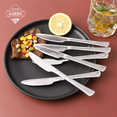 Hot Selling Minimalist Style Silver 201 Stainless Steel Sharp Dinner Knife