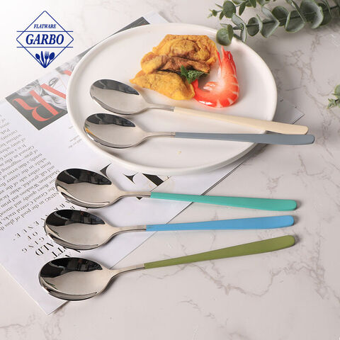 High-end na 304 stainless steel dinner spoon na may mirror polishing China flatware factory