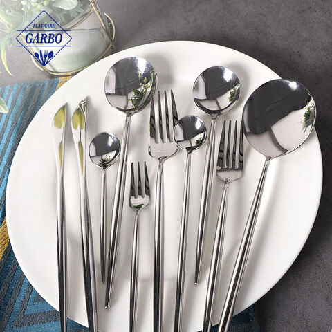 Couverts du Portugal - Vente en gros de vernis miroir en argent de haute qualité de Garbo Flatware