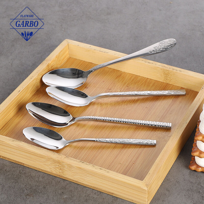 China Factory Sale Polished Silver Stainless Steel Flatware Collection