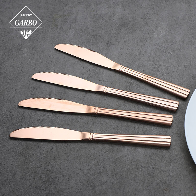 Cuchillo de cena Rose Godlen para el hogar, gran oferta en Amazon