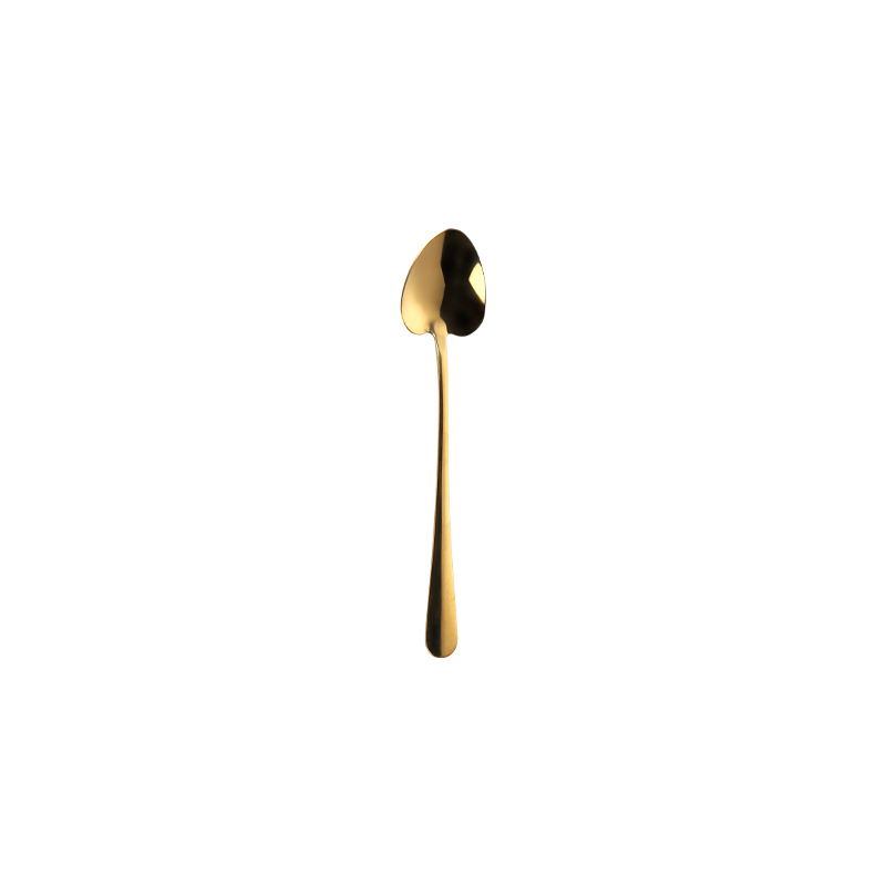 Long handle stainless steel Ice spoon with mirror polish