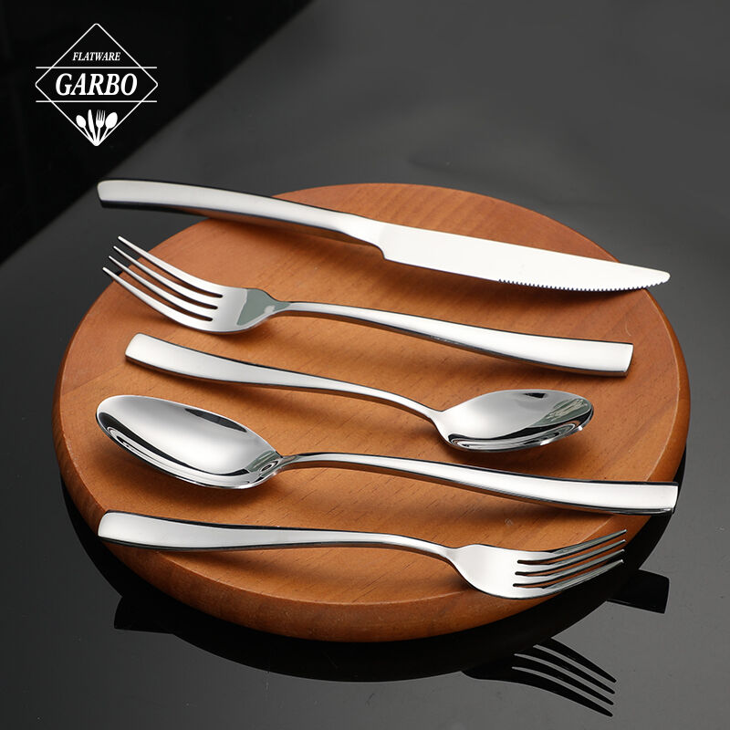 Popular High-end Stainless Steel Cutlery Set with 304SS&Silver Color