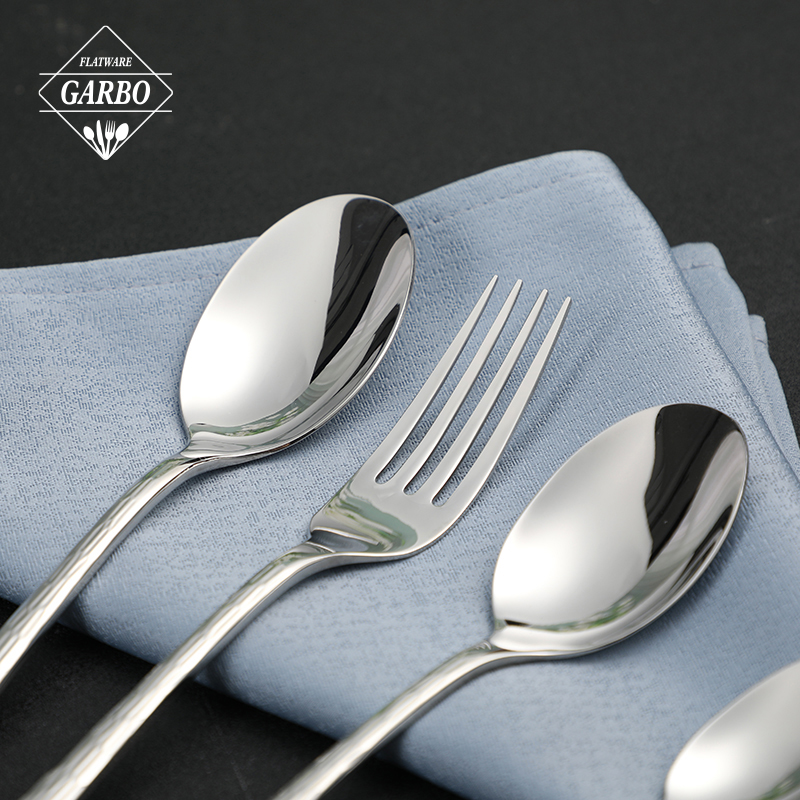 High-quality 18/10 stainless steel spoons and tableware with mirror polishing