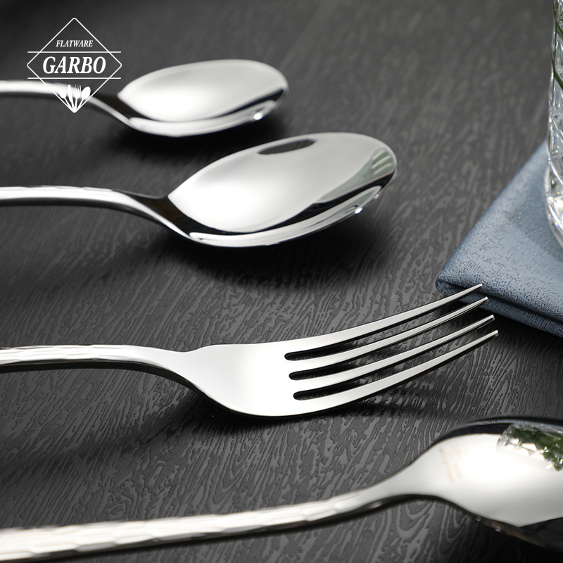 High-quality 18/10 stainless steel spoons and tableware with mirror polishing
