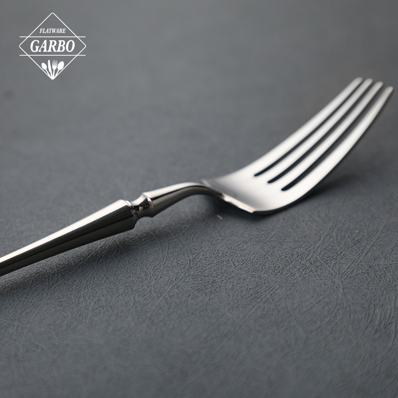 Premium Silvery 304 Stainless Steel Fork for Dinner Dessert Fruit