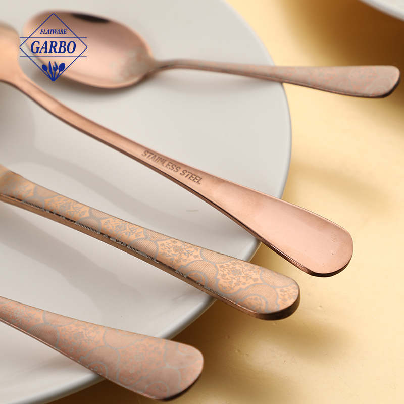 Factory direct PVD color Classic Model SS Dinner Cutlery Set 24PCS wholesale