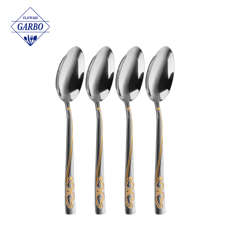 Highend Kitchenware color stainless steel spoon