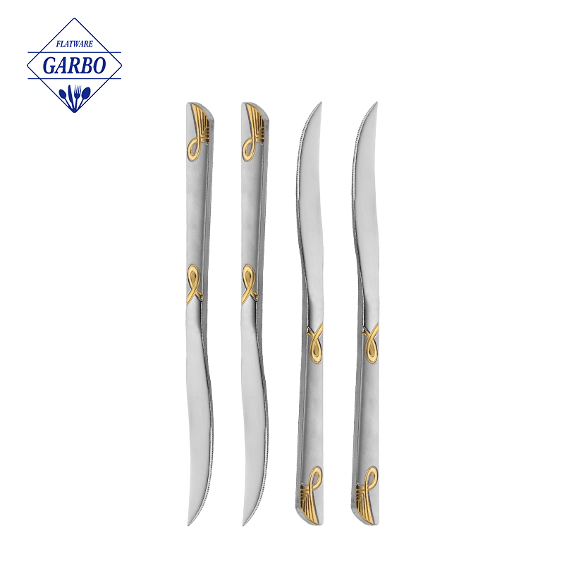 Garbo Premium Silver Vaisselle personnalisée de haute qualité pour le restaurant de l'hôtel à la maison