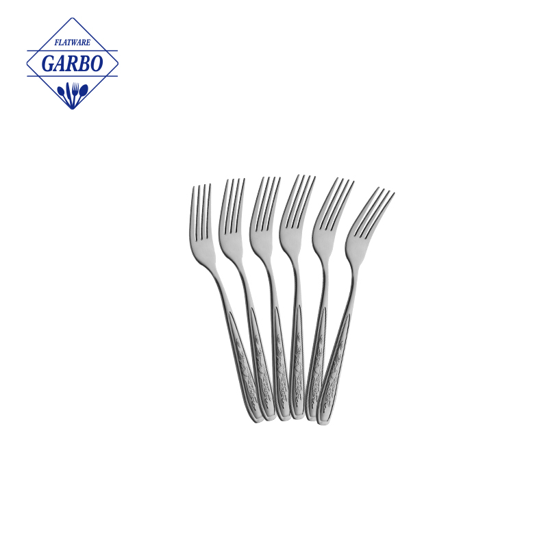 Bagong Disenyong Stainless Steel Flatware Tea Fork Para sa Pag-aalis ng damo