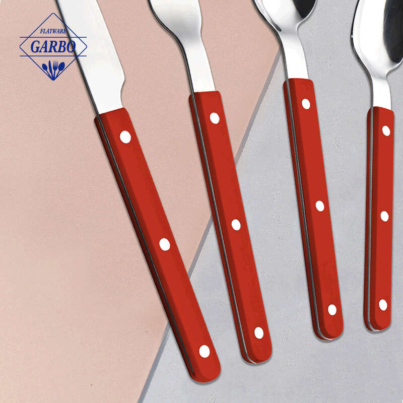 Garbo Flatware New Silverware Set with ABS Handle