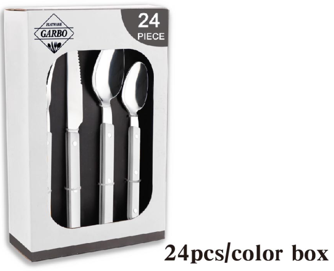 Garbo Flatware New Silverware Set with ABS Handle