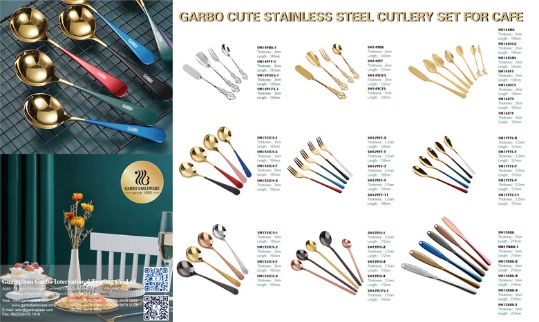 Garbo Hot Sale Flatware Sets Silverware Set in Case Packing For Markets