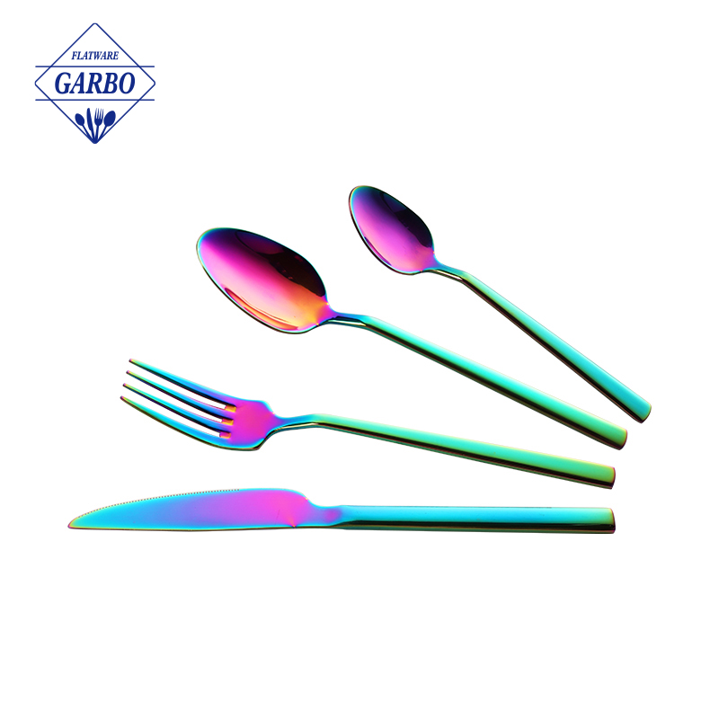 Creative Colored Flatware in Shenzhen International Fair