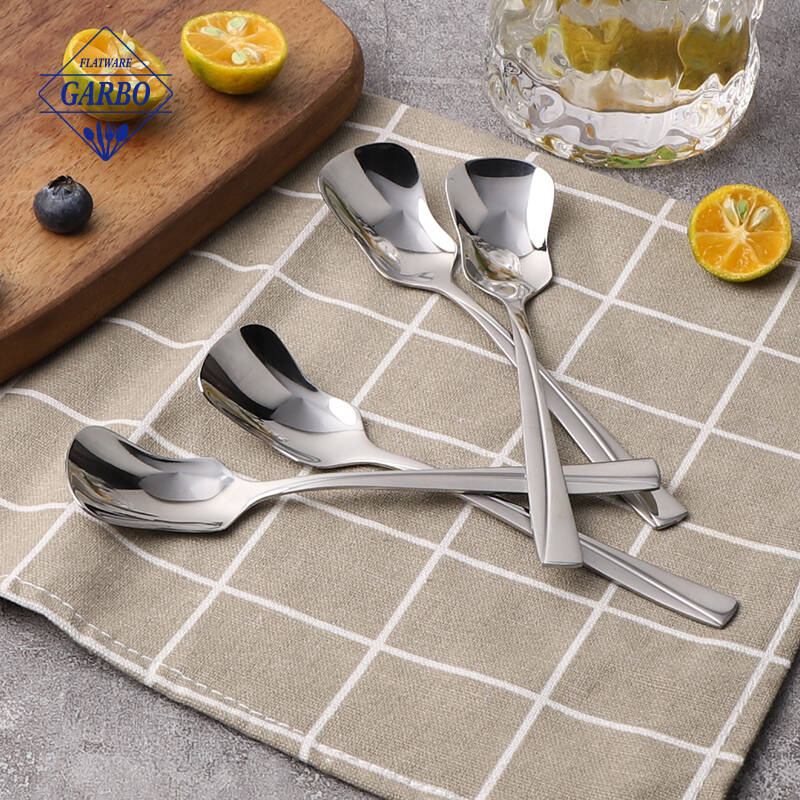 Stainless Steel Small Tea Spoons for Dessert in Home