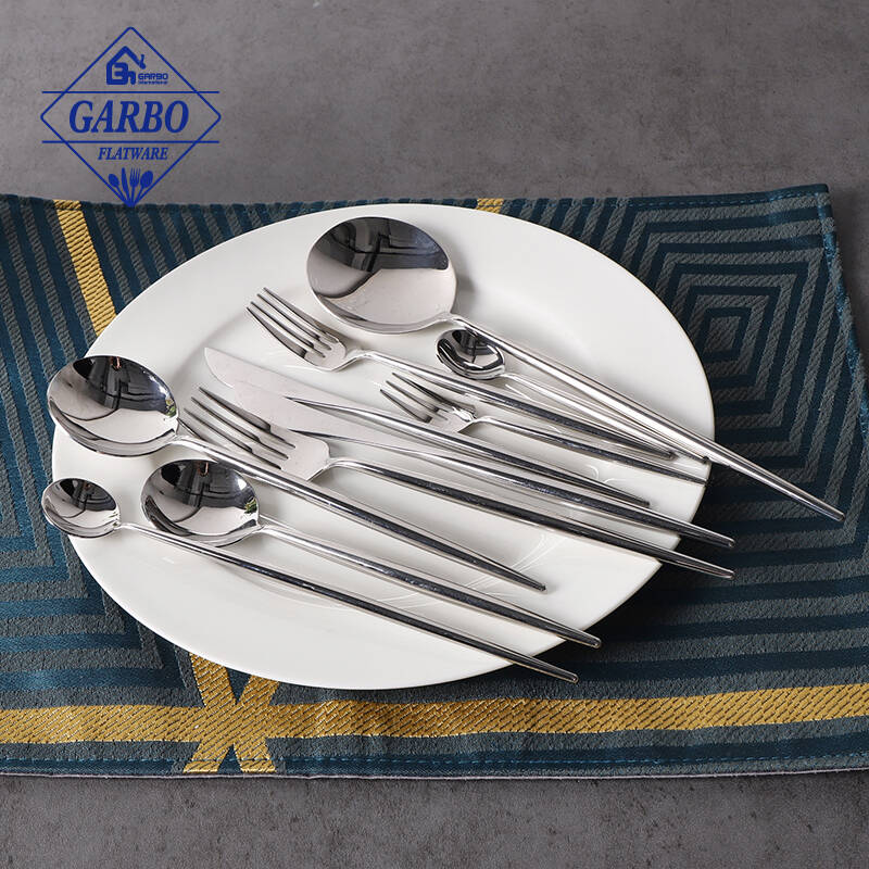 Couverts à usage domestique en argenterie de qualité supérieure vaisselle de haute qualité couteau fourchette cuillère ensemble de couverts