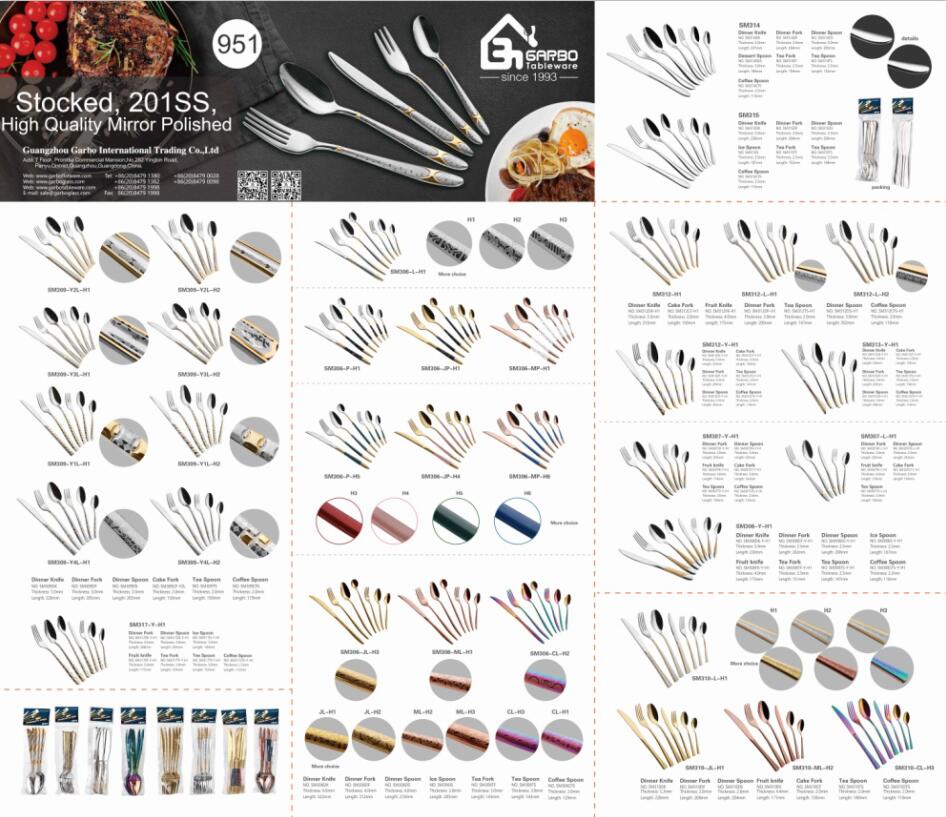 What is the quality of the flatware in stock from Chinese tableware manufacturers?cid=3