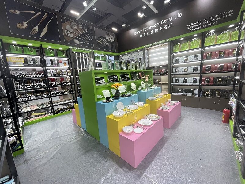 How Garbo Cutlery display itself in 133rd Canton Fair?cid=3