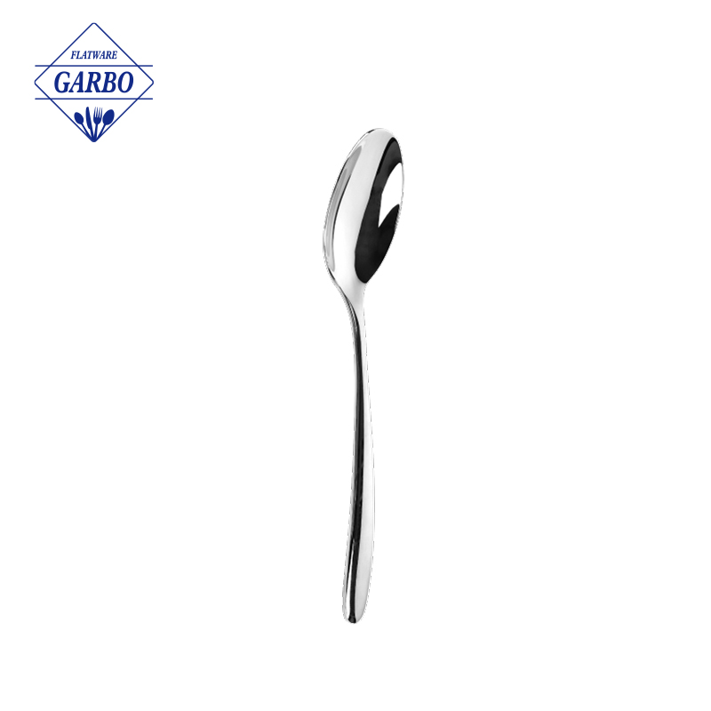 High end Stainless steel dinner spoon with mirror polish