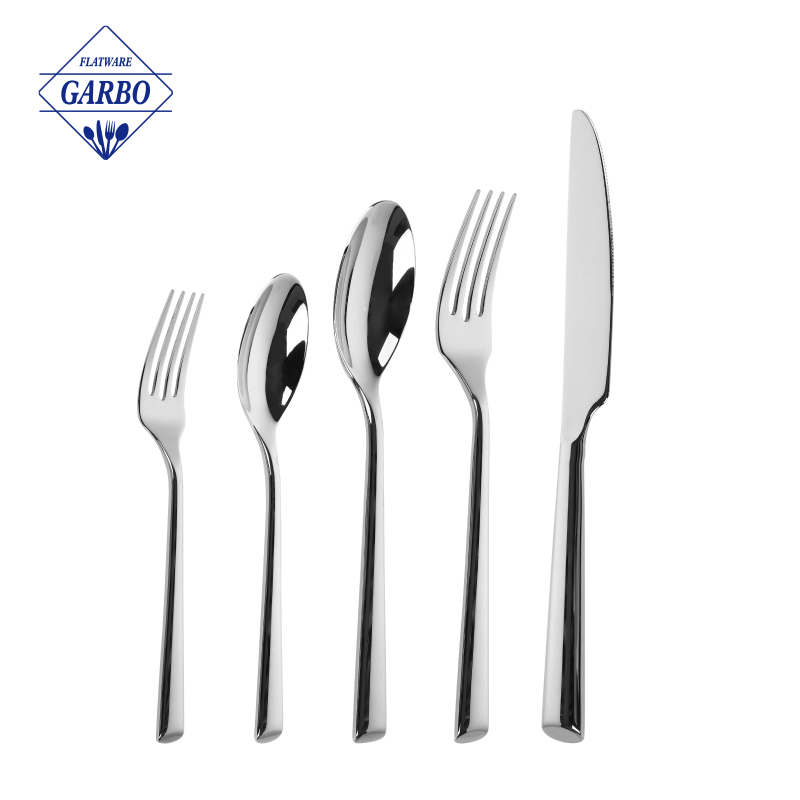 Amazon 410 sliver flatware set hot sale cutlery sets