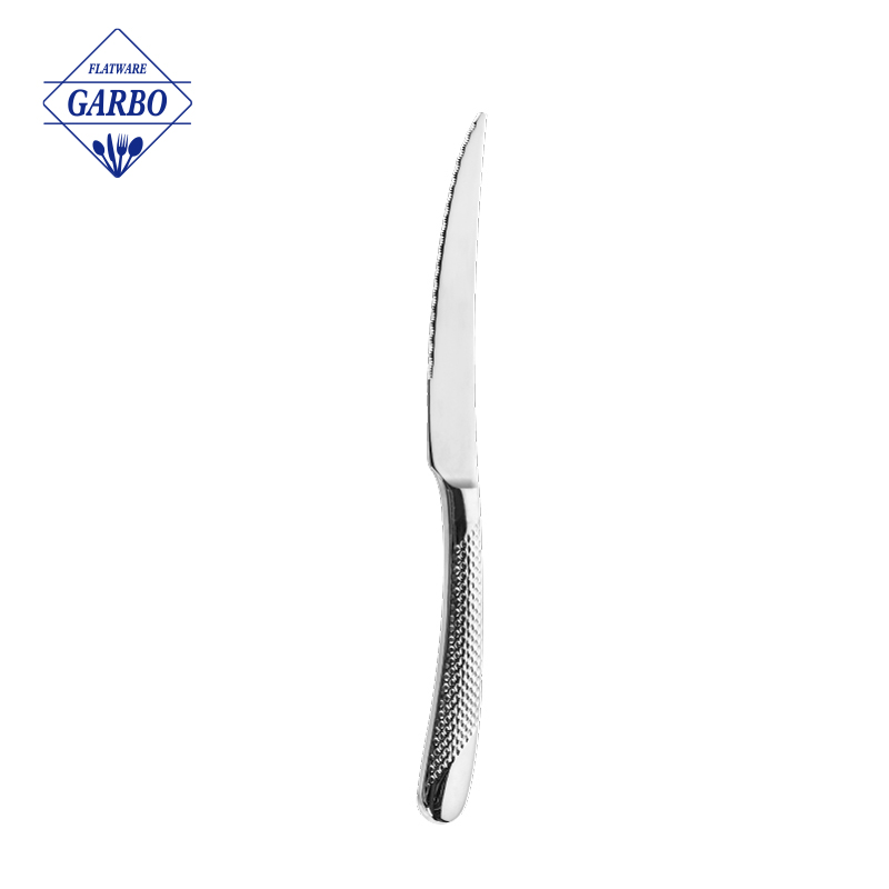 Steak knife high quality sliver for home food safe grade