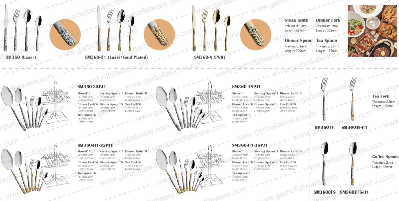 New Cutlery Design from China Tableware Manufacturer