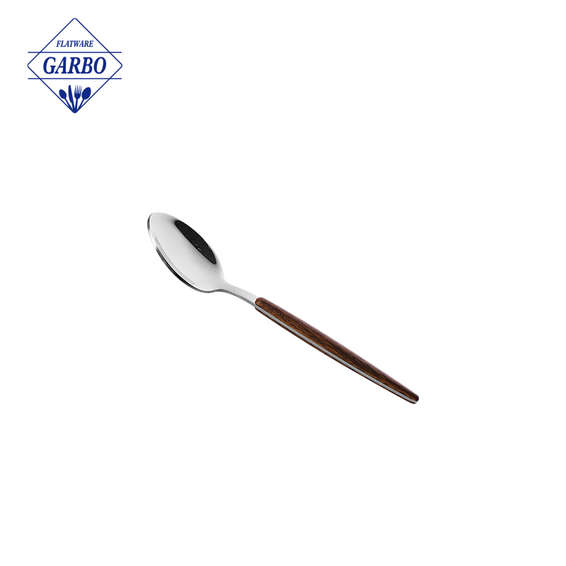 China new design clamp handle dinner spoon