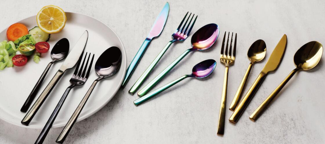 PVD Plated Color Craft of Stainless Steel Cutlery