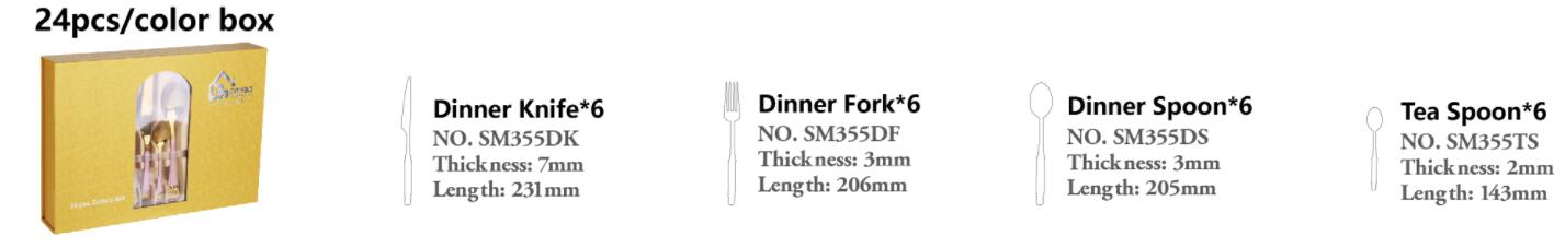 Hot Selling New Cutlery Set in Russia