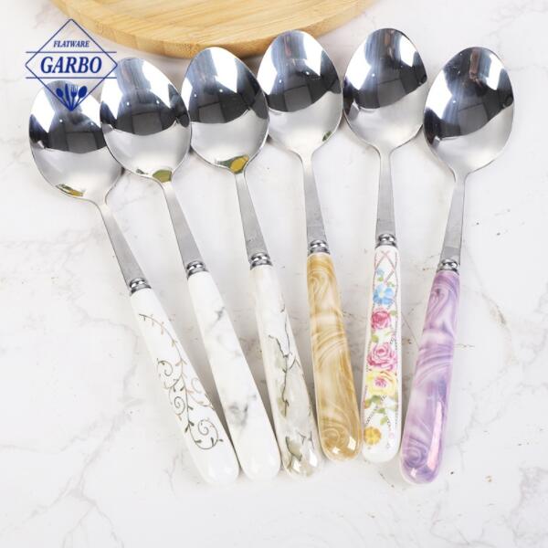 High-Quality Ceramic Handle Stainless Steel Tableware for Wholesalers and Distributors