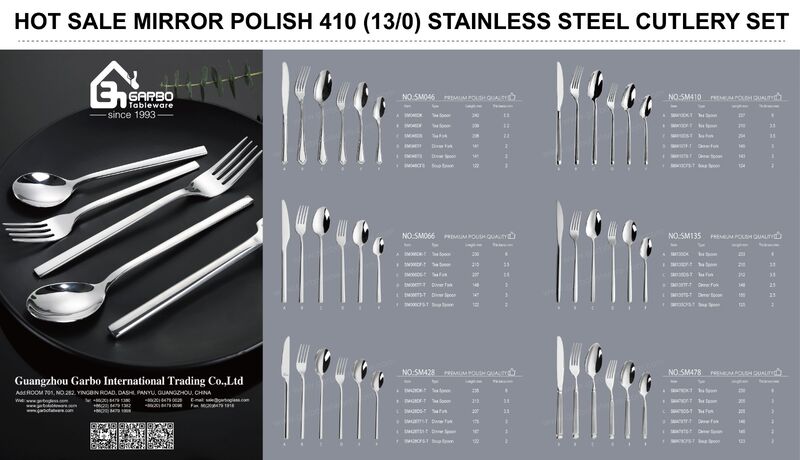Affordable Wholesale 410 Stainless steel cutlery set South American Hotselling Affordable Wholesale 410 Stainless steel cutlery set South American Hotselling