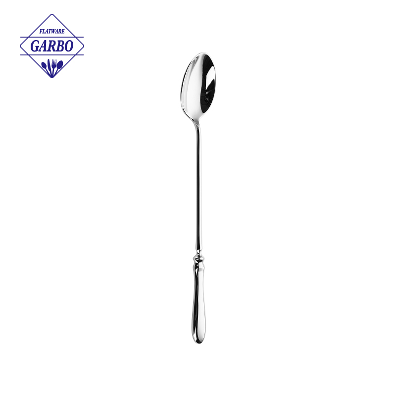 Stainless Steel Ice Spoon, Square Flat Head Dessert