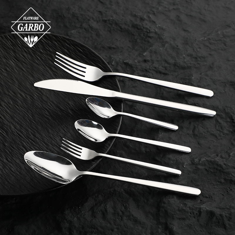 Minimalist Lightweight 410 Stainless Steel Cutlery Set with Cheap Price