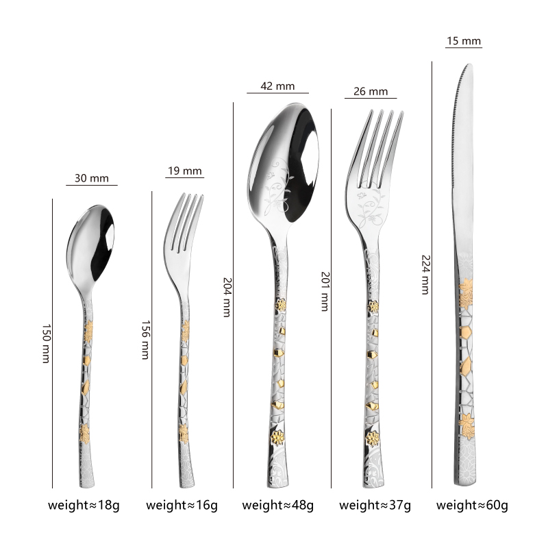 Market-Focused Design Garbo Introduces Gold Cutlery for Regional Preferences Market-Focused Design Garbo Introduces Gold Cutlery for Regional Preferences