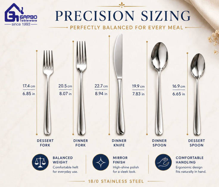 430 (18/0) Stainless Steel Cutlery Product Details for the US Market 430 (18/0) Stainless Steel Cutlery Product Details for the US Market