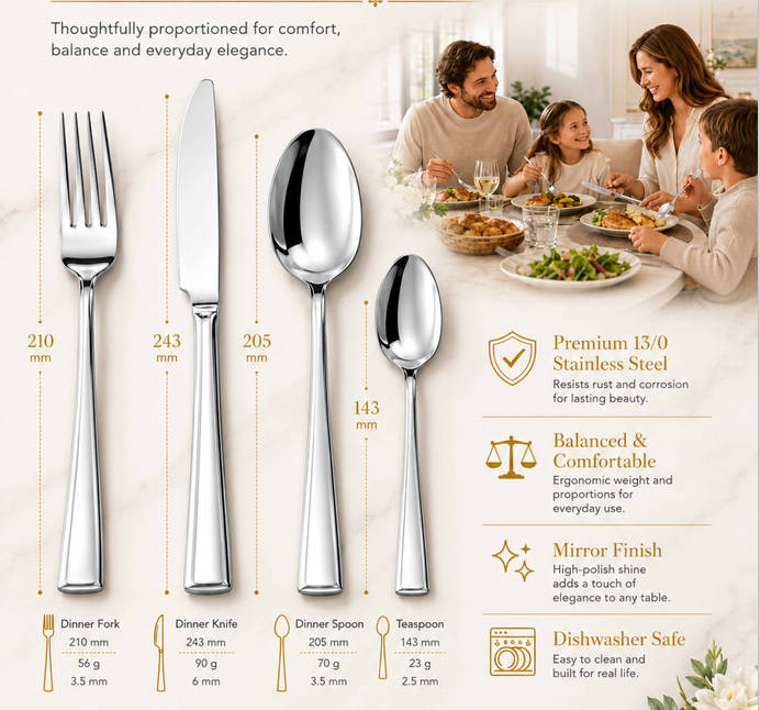 13/0 Stainless Steel Cutlery: A Bestseller for Household Dining Across South America | In-depth Analysis of Garbo Tableware’s Market Success