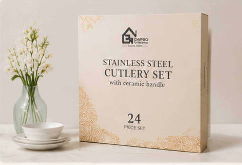 Premium Ceramic Handle Cutlery Set: Ideal Tableware for South America, Southeast Asia