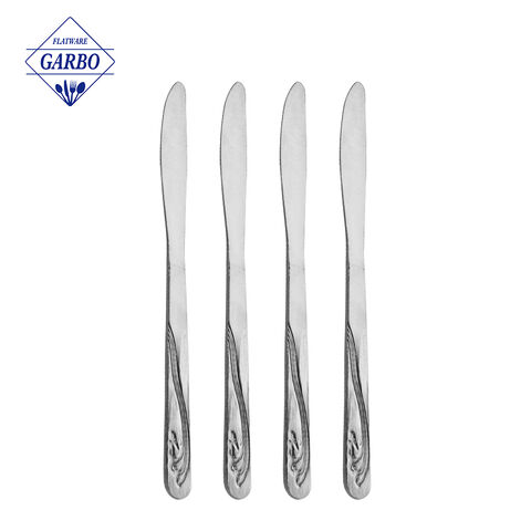 На складе Garbo доступен столовый нож из нержавеющей стали для ежедневного использования с мраморной ручкой