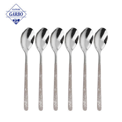 Cucharas de plata de cubiertos de cocina más vendidas de fábrica de China