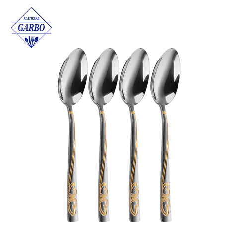 Highend Kitchenware color stainless steel spoon 