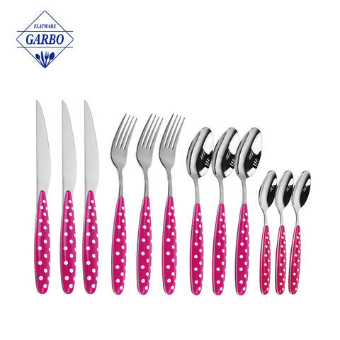 Set sendok garpu sendok garpu stainless steel bermutu tinggi