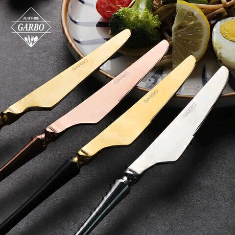 Hot selling creative stainless steel flatware cutlery dinner knife