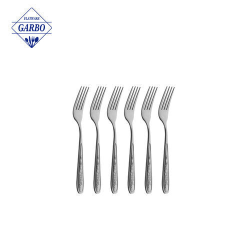 Bagong Disenyong Stainless Steel Flatware Tea Fork Para sa Pag-aalis ng damo