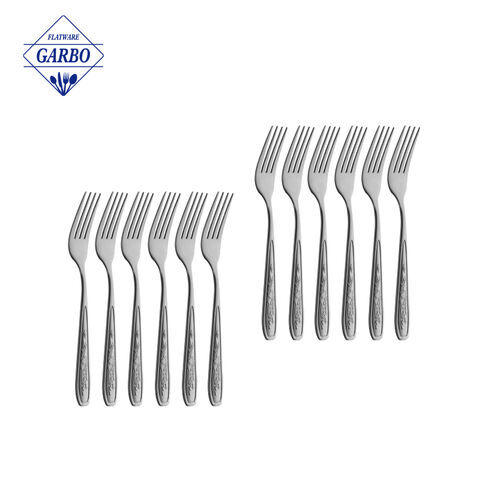 New Design Stainless Steel Flatware Tea Fork For Weeding