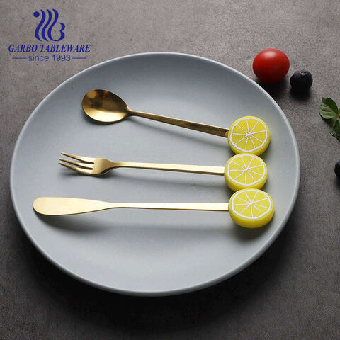 Customized Hot Selling Fruit Tea Fork Flatware  For Kids