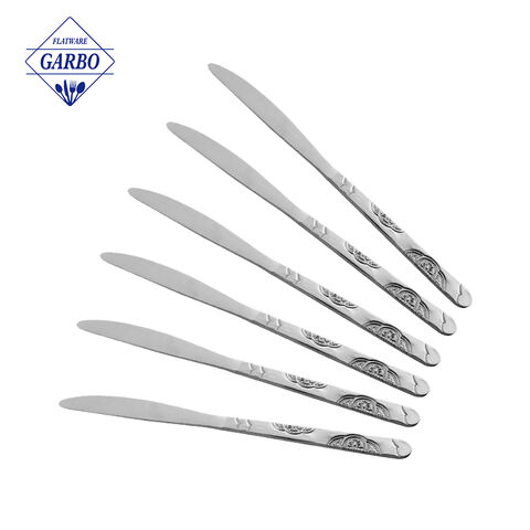 410 Stainless Steel Table Cutlery Hot Selling Middle East Design Dinner Knife